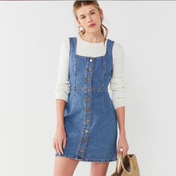 Urban Outfitters Dresses & Skirts - Urban Outfitters Denim Blue Jean Dress Button Down Boho Country size 6